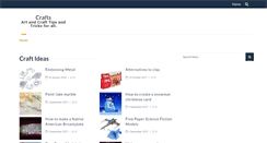 Desktop Screenshot of crafts.newarchaeology.com