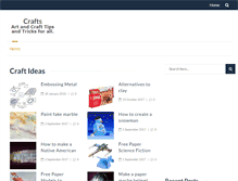 Tablet Screenshot of crafts.newarchaeology.com